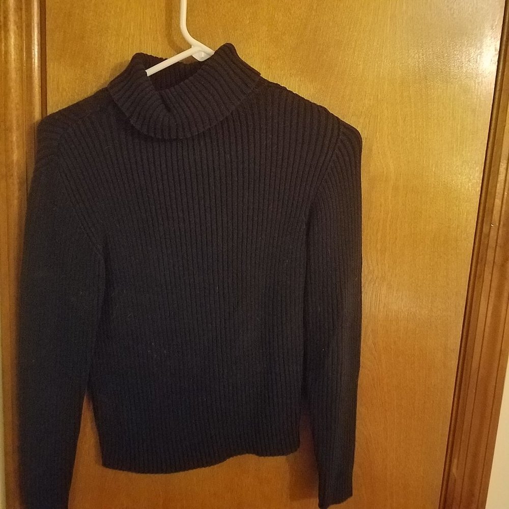 Navy blue turtleneck